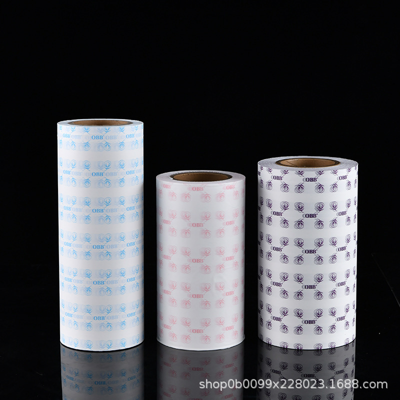 Película compuesta PE Servilleta sanitaria de PE película de impresión en color película transpirable necesidades diarias de algodón toalla suave película de impresión en color película de color