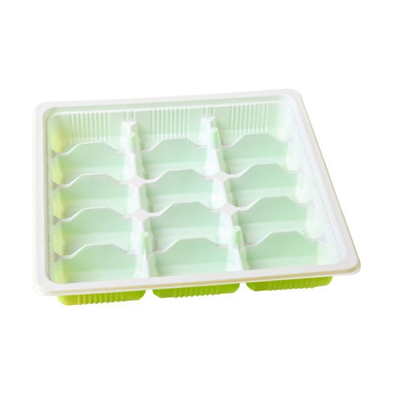 生熟外卖打包盒速冻水饺分格饺子盒盖商用塑料带一次性|undefined