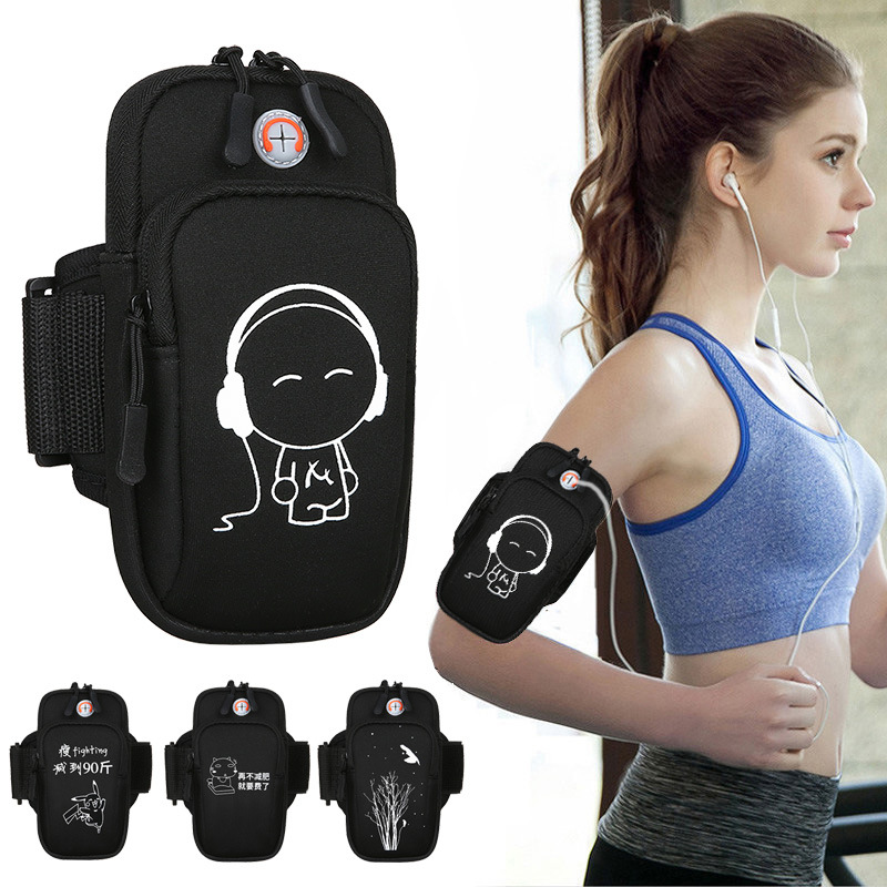 Running Mobile Phone Arm Bag Clutch Bag Women's Universal Wrist Bag Fitness Equipment Men's Sports Mobile Phone Arm Cover