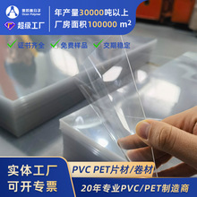 高透明PVC塑料片白底透明窗口片印刷级硬质塑胶片APET板材PVC片材