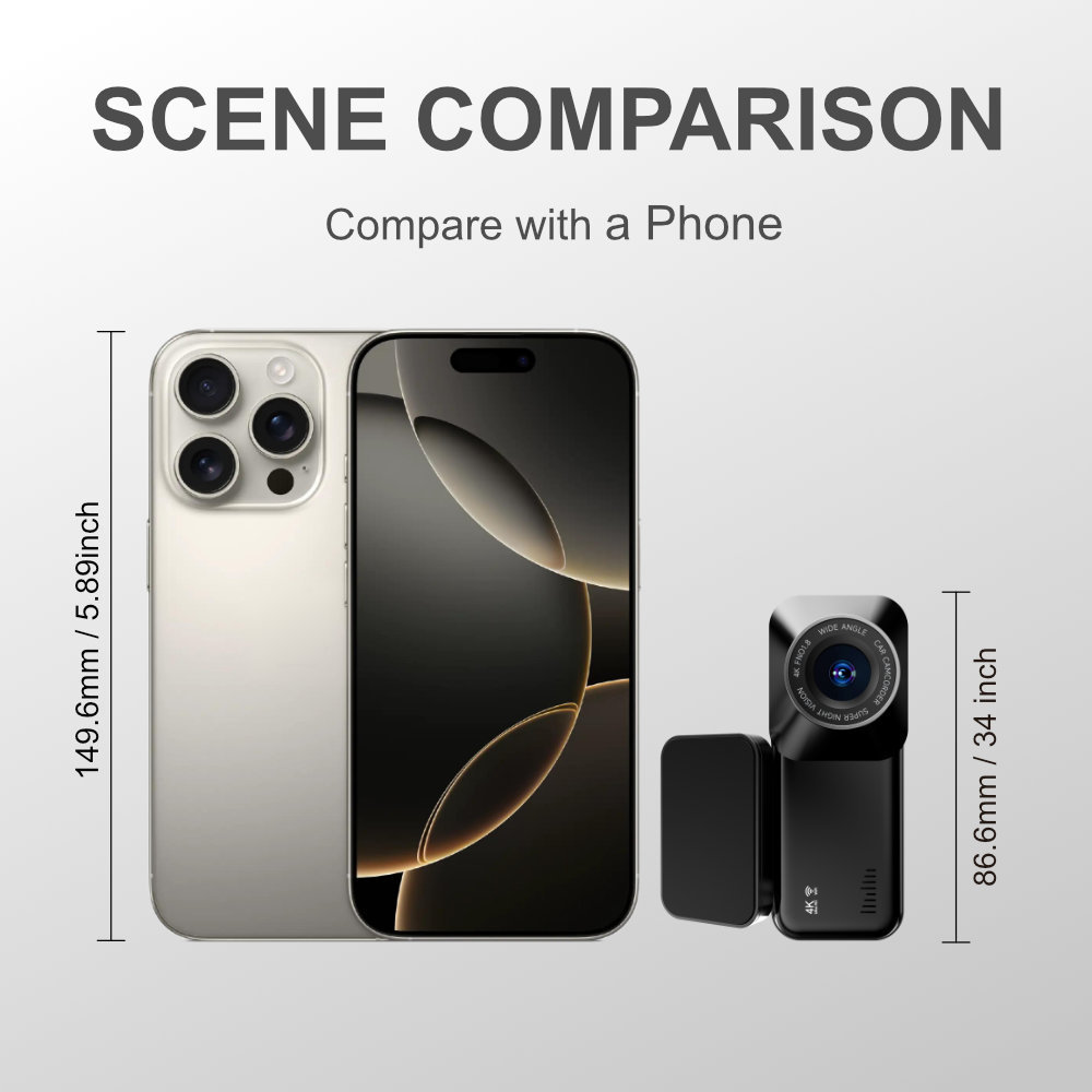 2026 Hot-Selling Temu Cross-Border 4K Front and Rear Dual Recording 170-Degree High-Definition Night Vision Dash Cam with 5g Wifi
