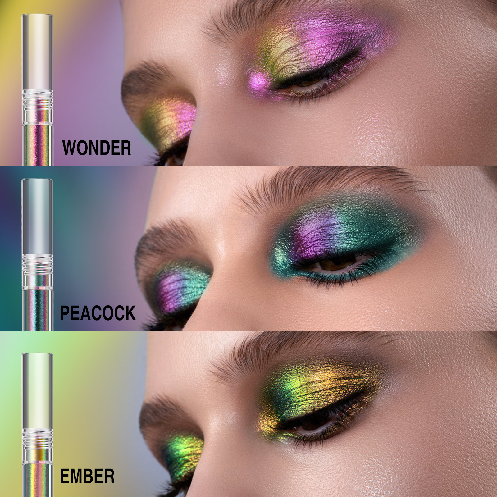 Langmanni Single Chameleon Liquid Eyeshadow shines with eyeshadow liquid eye makeup undefined