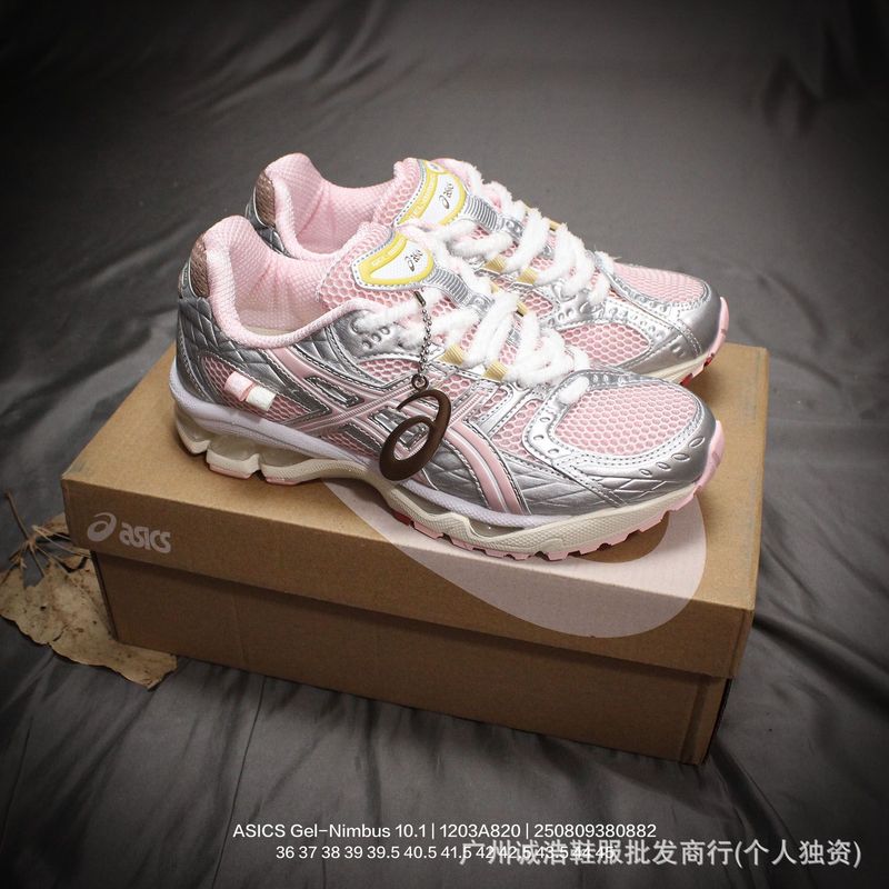 莆田纯原亚瑟GEL-NIMBUS 10.1复古先锋跑步鞋减震防滑耐磨休闲鞋|undefined