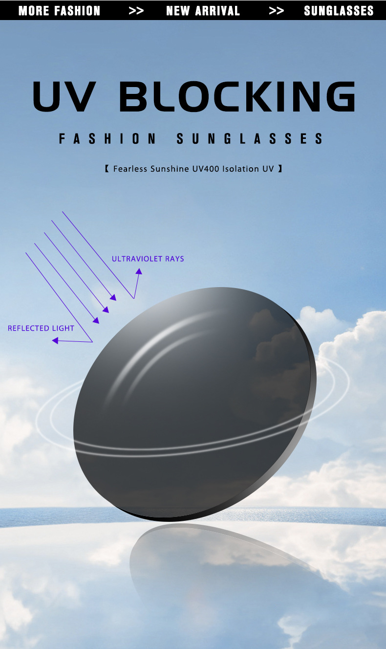 Nuovi occhiali da sole con montatura trasparente, occhiali da sole alla moda e personalizzati, resistenti ai raggi UV, rivestiti con pellicola autentica, occhiali di fascia alta_voghion.com