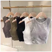 С нагрудной подкладкой Универсальный женский слинг Pure Desire, горячая девушка, сексуальное внутреннее ношение, внешнее ношение, дизайнерская ниша, короткий нижний топ
