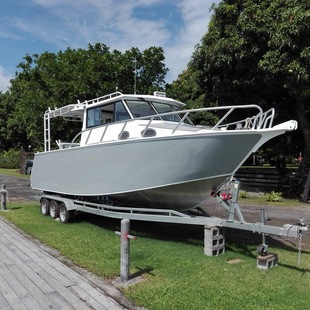 Qingdao jiashibao 9 M professional aluminum alloy fishing boat Ocean fishing boat fishing boat design private speedboat aluminum boat