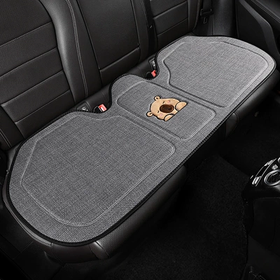 Seat cushion, seat cover — All-Season Universal Car Seat Cushion - rear-three-person-cushion-gray