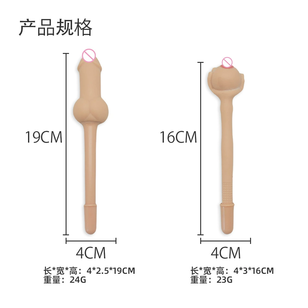 Шариковая ручка с имитацией птицы для снятия напряжения, сжимания и снятия напряжения, волнистая ручка, забавная ручная ручка для груди, ручка для пениса для мальчика-шутки
