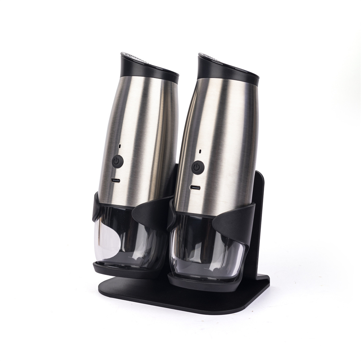 Molino de pimienta eléctrica molino de sal marina de pimienta doméstica base USB doble carga combinación de fábrica de origen