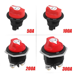 Yacht RV battery switch knob type DC waterproof leak protection battery switch power supply main switch