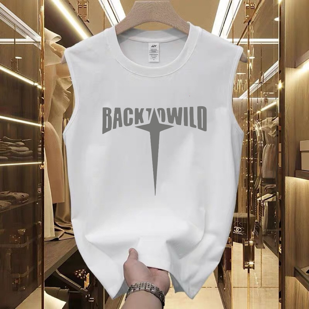 Summer light and thin cotton base tank top sleevless