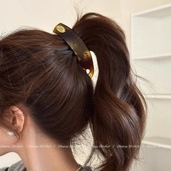 气质香蕉发夹女后脑勺2025新款高马尾抓夹高级感气质马尾夹子头饰