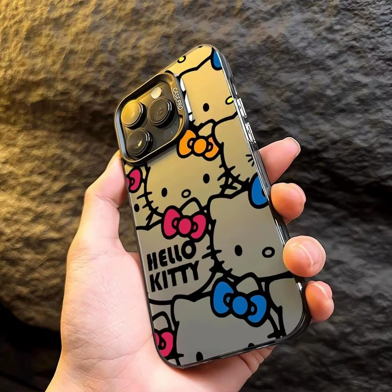 Чехол для телефона (Apple iPhone16 Pro) с принтом Hello Kitty, совместим с iPhone 11 / 13 / 16 Pro, тонкий защитный