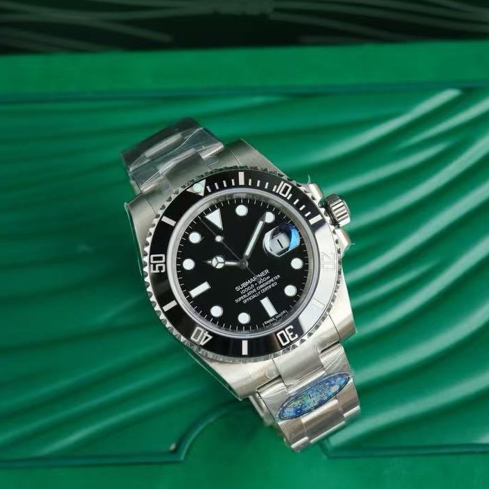 Cross-Border Watch Laojia Guwang Men's Watch Fully Automatic Mechanical Watch Luminous Ceramic Bezel Diving