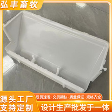 防刨防撒鹌鹑料槽  高密度群养多层鹌鹑笼通用家禽喂食饲料槽