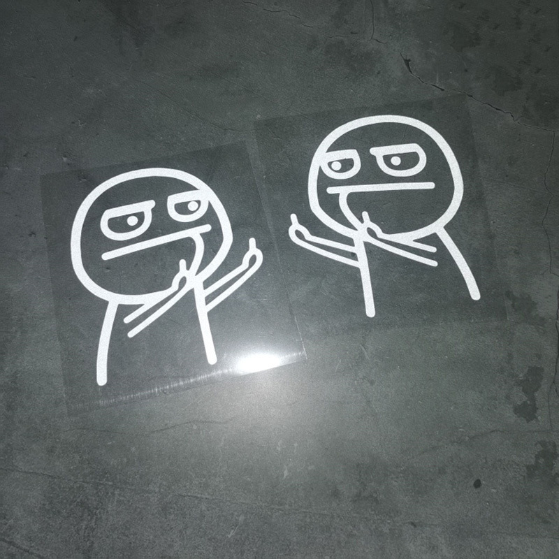 작은 사람들을 경멸하십시오 10.5*12cm 반사 실버 [한 쌍]