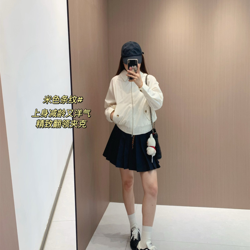 早秋新款 男女同款日常通勤休闲运动刺绣翻领长袖两色夹克外套|undefined