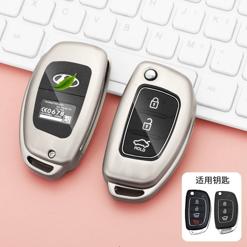 Подходит для Beijing Hyundai Xinshengda Key Label Sonata i10 Fista Pure Electric I Car Key Case