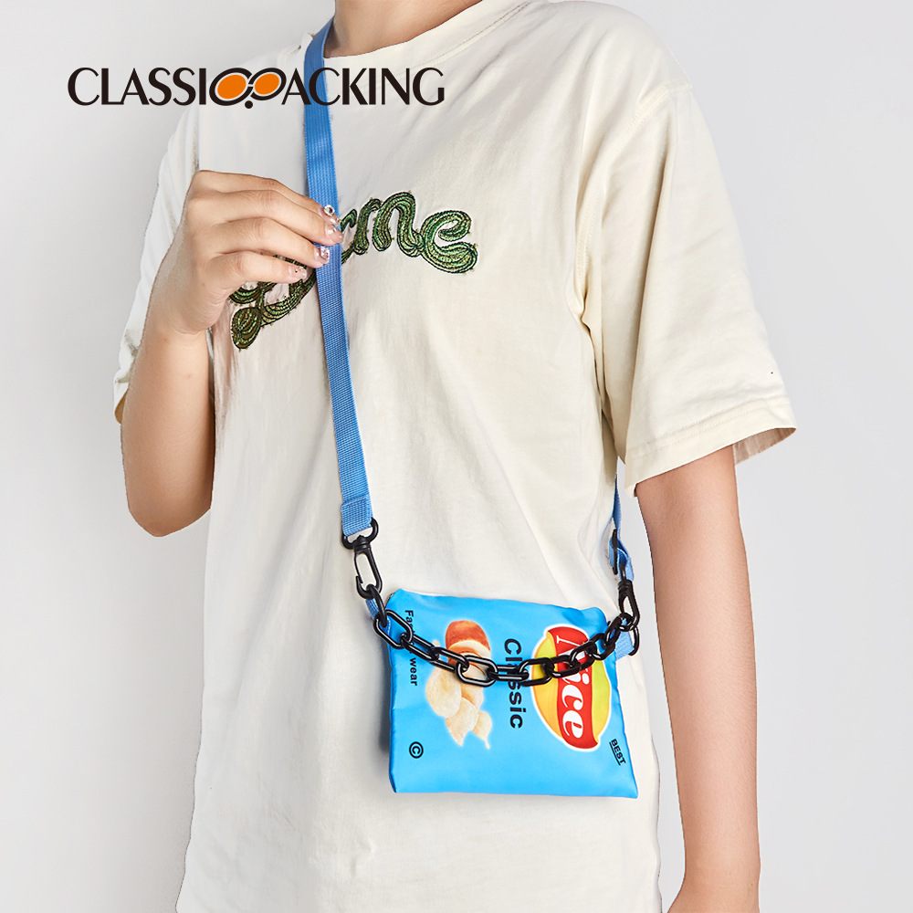 Bolsa de almacenamiento al por mayor de fábrica, bolsa de regalo de promoción de bocadillos de supermercado, bolsa de mensajero de habitación individual unisex, se puede fijar el logotipo