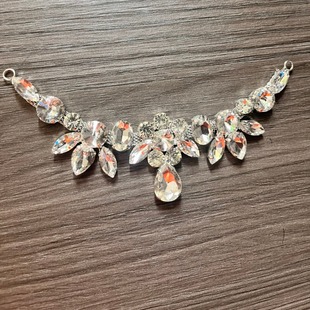 Popular Classy Crystal Collar Chain, Wedding Dress, Clothing Collar Accessories, Shoe Materials, Clothing and Hat Accessories