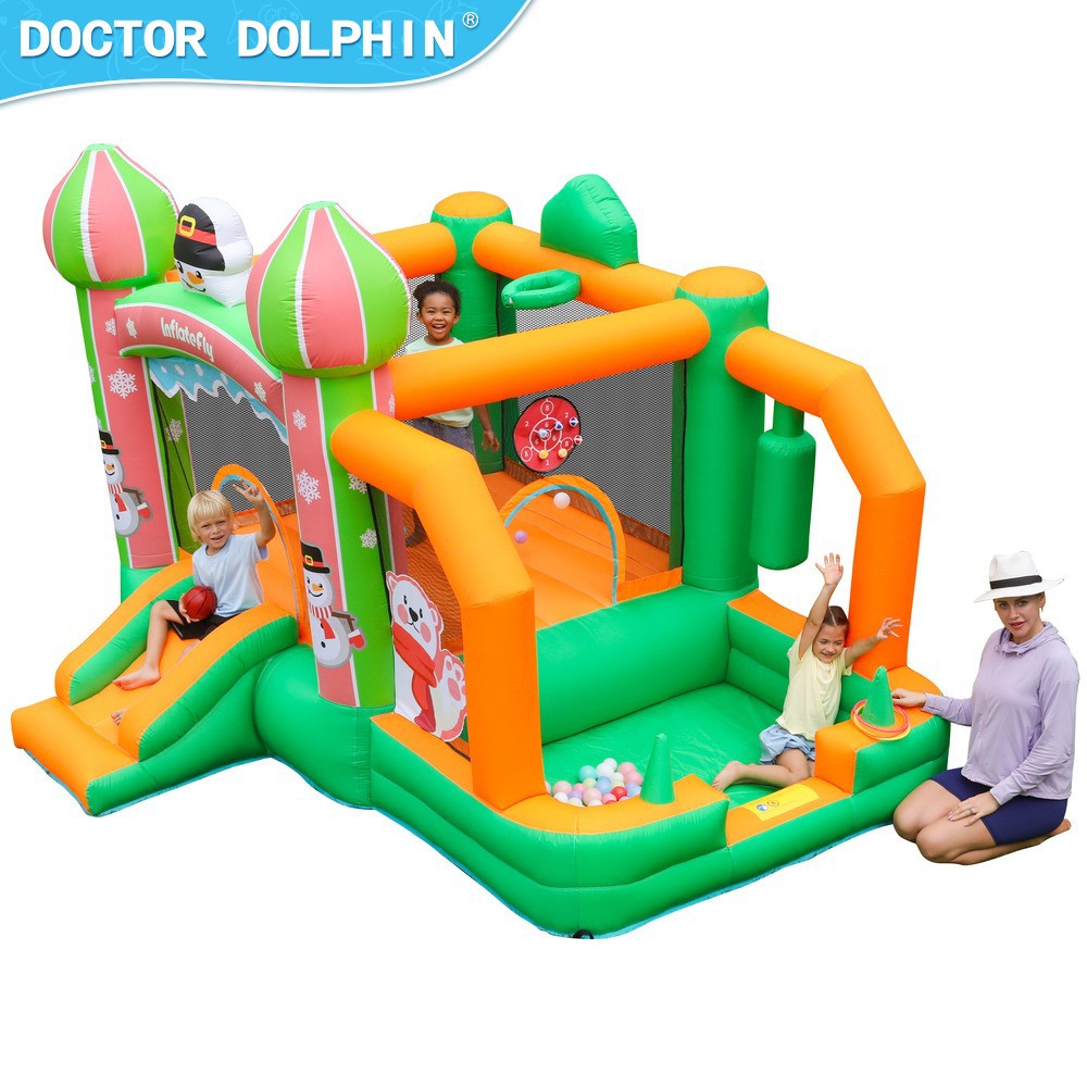 Fábrica directa castillo infláble infantil trampolín infláble doméstico combinación deslizante parque de atracciones al aire libre pequeño castillo infláble