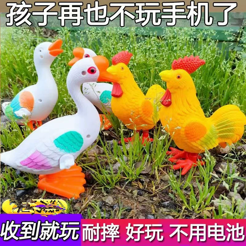 Чистая красная заводная игрушка прыгающая на струне большой петух симулятор животных для мальчиков и девочек для малышей развивает интеллектуальные развивающие игрушки