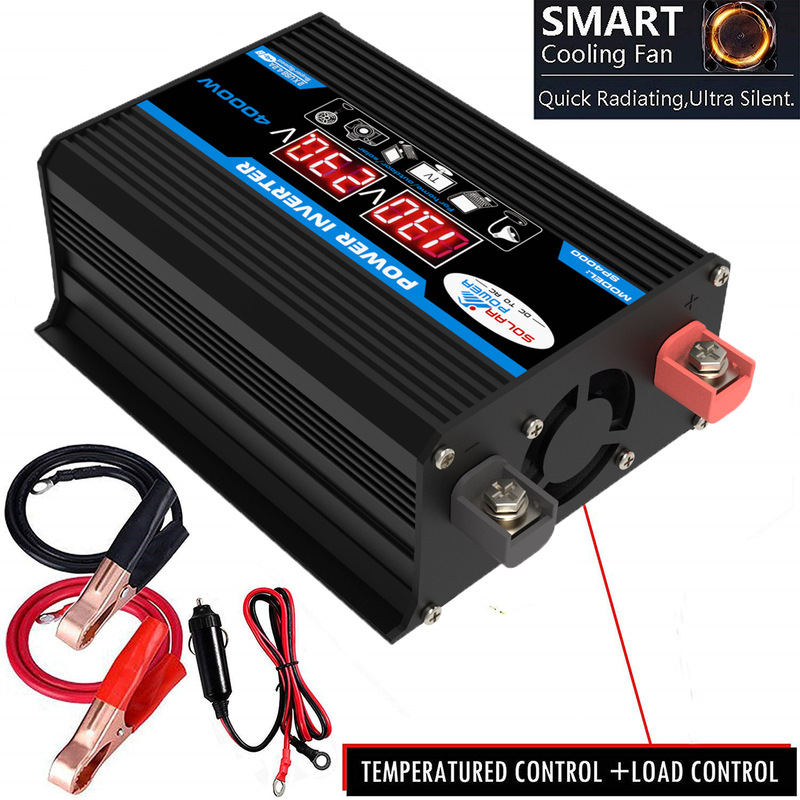 Inverter Led Display 12V220V110V 300W Car Home USB Fast Charging Tang Second Generation Voltage Stabilization Inverter Led Display 12V220V110V 300W Car Home USB Fast Charging Tang Second Generation Voltage Stabilization
