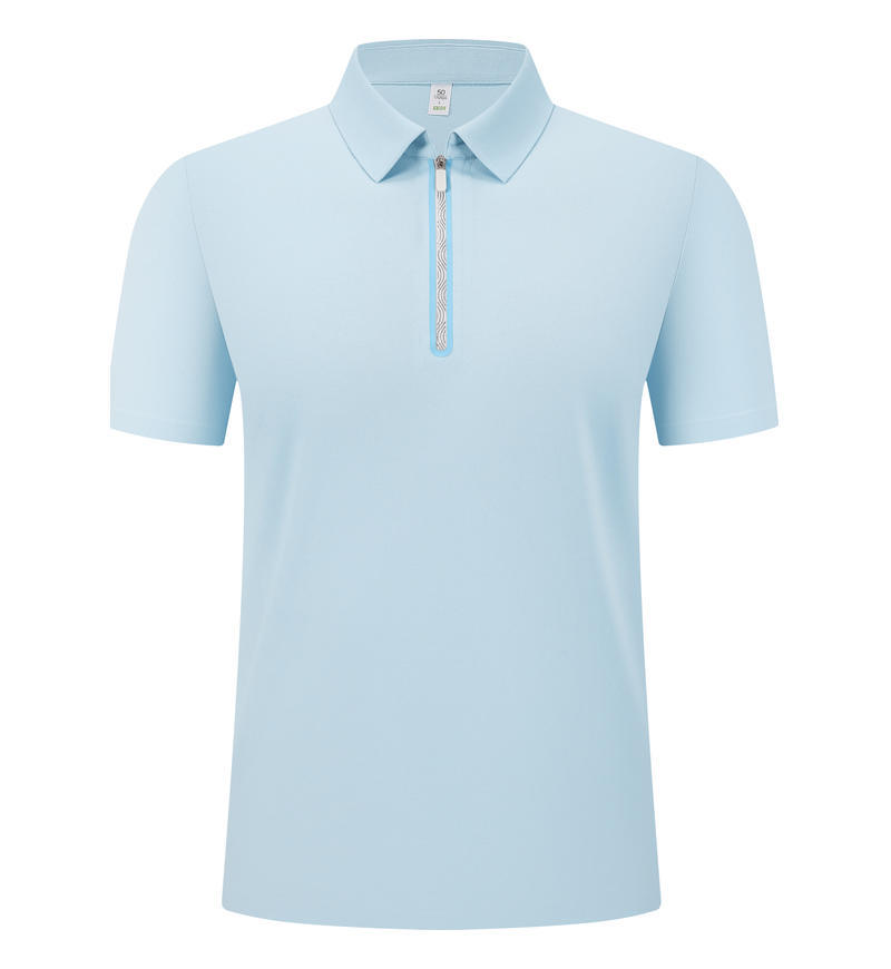 170 g de secado rápido reflectante a prueba de agua cremallera polo personalizado expansión al aire libre ropa de impresión logo bordado