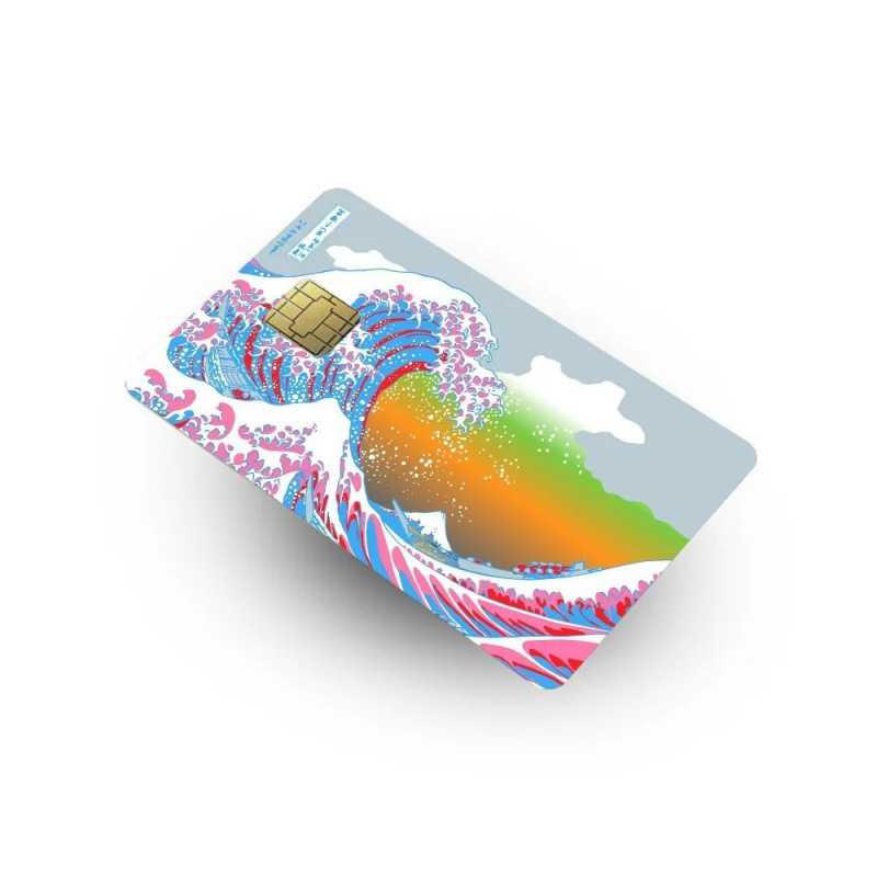 Calcomanía Impermeable para Tarjetas Bancarias de PVC Impermeable y Antideslizante para Tarjetas Bancarias