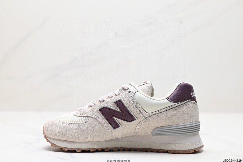 莆田純正ニューバランス NB574 男女兼用ランニングシューズ、カジュアルで多用途なジョギングシューズ、カップル用の白い靴、スポーツシューズ|undefined