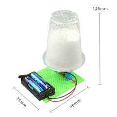 Electric static snow experiment DIY handmade teaching aid technology small craft kindergarten students STEM maker material