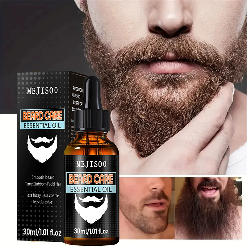 Эфирное масло для ухода за бородой TEMU, трансграничный экспорт, масло для бороды