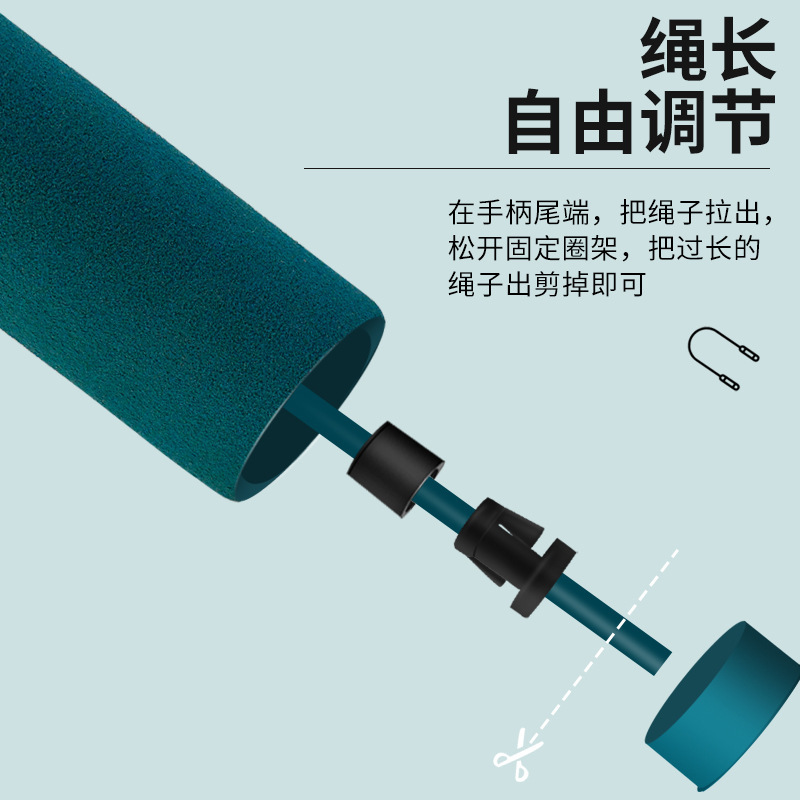 国境を越えたコードレス縄跳びフィットネス、負荷をかけた脂肪燃焼減量器具、重力を使った大人、小中学生向けの特別なトレーニング用縄跳び|undefined