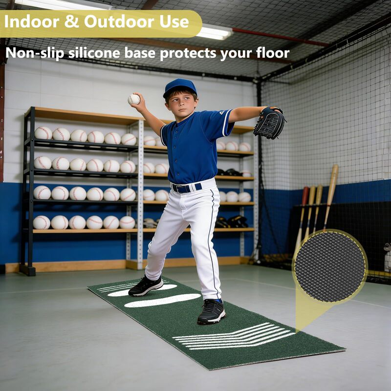 Cross-Border Best-Selling Silk Loop Baseball Batting Training Mat, Softball Hitting Practice Mat, Stain-Resistant, Easy to Clean, Can Be Printed with Logo Cross-Border Best-Selling Silk Loop Baseball Batting Training Mat, Softball Hitting Practice Mat, Stain-Resistant, Easy to Clean, Can Be Printed with Logo