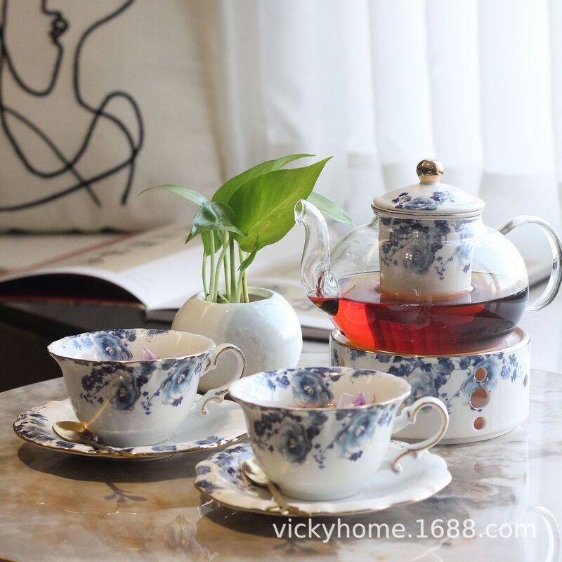 Ceramic Afternoon Tea Set, High Aesthetic Value, Health-Preserving Tea, Home Use, Entertaining Guests, Scented Tea, Herbal Tea, Glass Pot, Can Be Heated Ceramic Afternoon Tea Set, High Aesthetic Value, Health-Preserving Tea, Home Use, Entertaining Guests, Scented Tea, Herbal Tea, Glass Pot, Can Be Heated