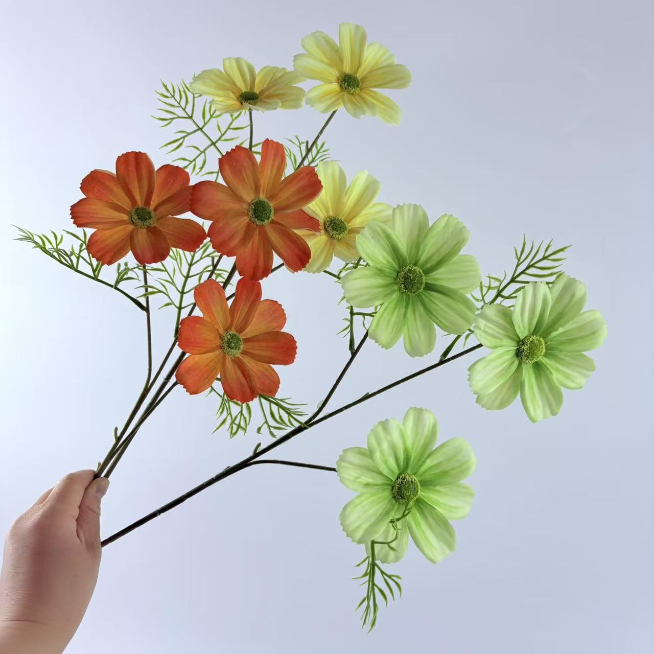 Impresión 3D de hueso de tiro de morera flor flor de imitación fresca pequeña sala de bodas diseño de arco de guía material floral image 2