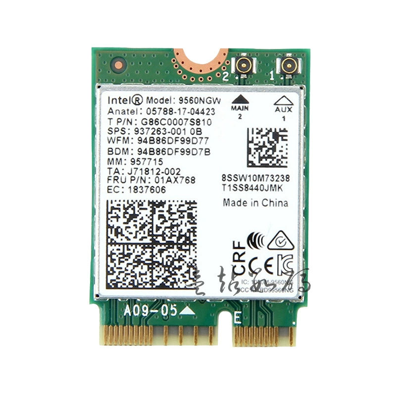 9560AC 1733M Cnvi двойной диапазон WIFI 9560NGW 01AX768 гигабитная сетевая карта Bluetooth 5.0