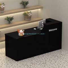 吧台收银台服装店柜台桌理发店便利店简约现代店铺小型前台接待台