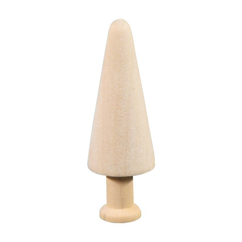 Nuevo producto bricolaje pintado a mano madera embrión fruta árbol de Navidad campana hongo casa se puede colorear regalo de vacaciones preescolar