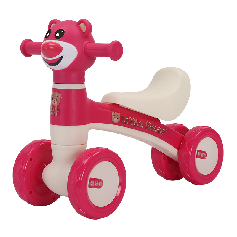 Coche de equilibrio infantil 1 niño de 3 años sin scooter scooter scooter bebé aprende a caminar scooter bebé de 4 ruedas
