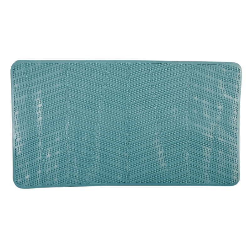 Color sólido TPR cojín de baño antideslizante pegamento blando hotel piscina baño cojín de baño cojín de ventosas cojín de baño cojín