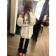 American-Style High Street Retro Letter Hooded Sweatshirt for Women, Spring and Autumn Couple Loose Lazy Oversized Jacket