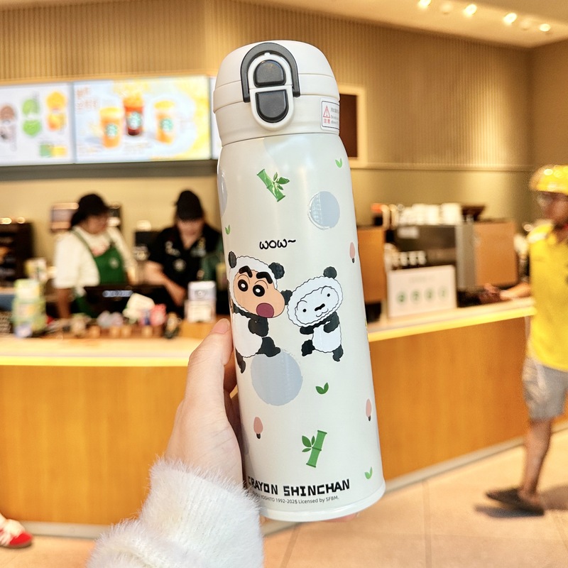 蜡笔小新迷你保温杯2025新款高颜值女小水杯儿童可爱小巧杯子便携|undefined