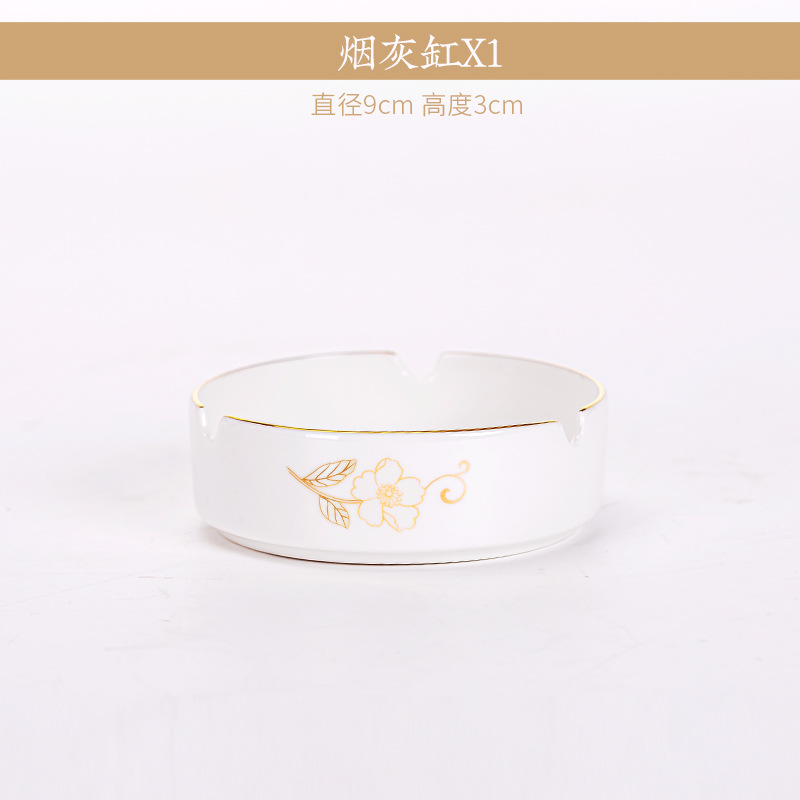 Vajilla de porcelana de hueso Jingdezhen Juego de vajilla de fénix de lujo ligero Regalos para el hogar Platos de cerámica Combinación de platos Tazón de sopa de fideos