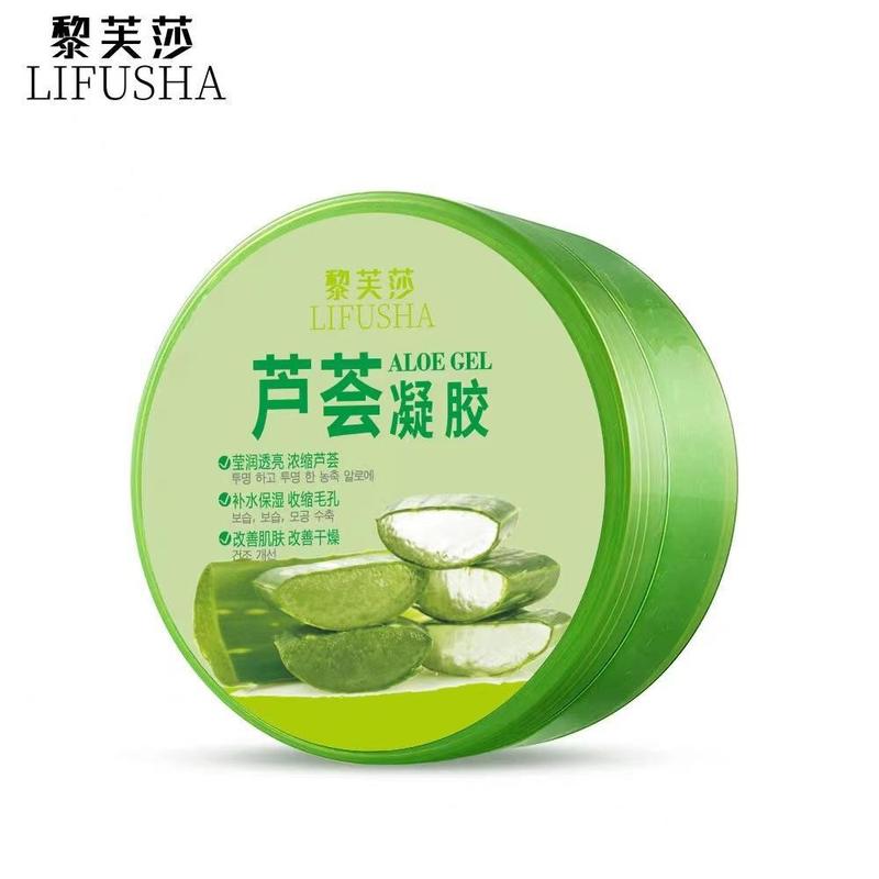 黎芙莎芦荟凝胶300g淡化痘印补水保湿修护滋润肤乳液面霜抖音批发|undefined