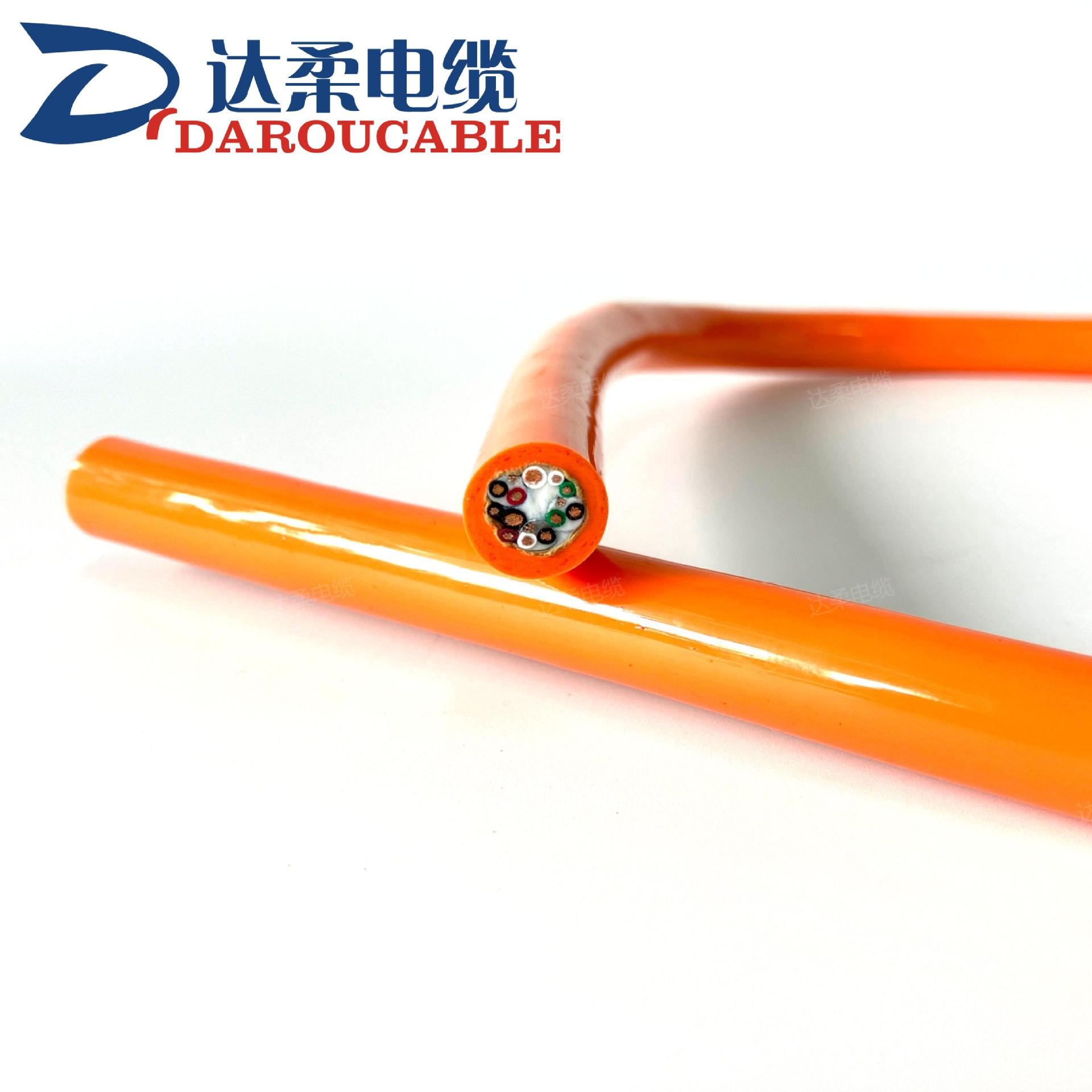 达柔供应PUR聚氨酯防水耐腐蚀电缆PE绝缘适合管道/水下机器人适用
