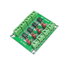 817光耦 4路电压隔离板 电压控制转接模块 驱动模块光电隔离模块