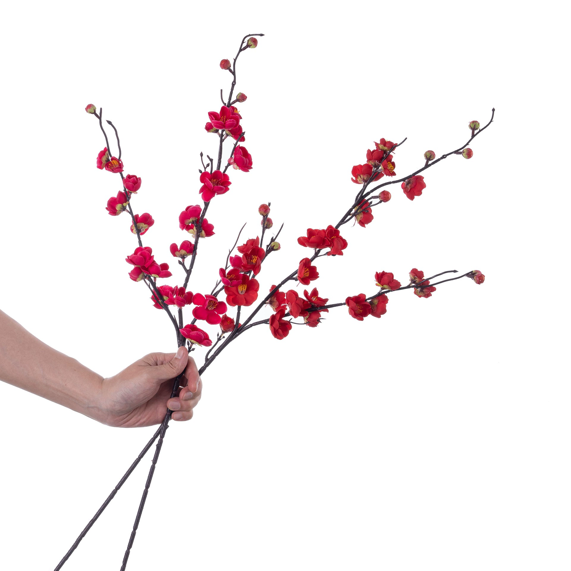 Искусственные ветви с plum blossom/персиковая? Wait: Original: "Artificial Plum Blossom Branches, Rose Red, Japanese-Chinese Style, Wedding & Home Decor" Translate: Искусственные ветви с plum blossom? plum blossom = сливовый цветок? In Russian