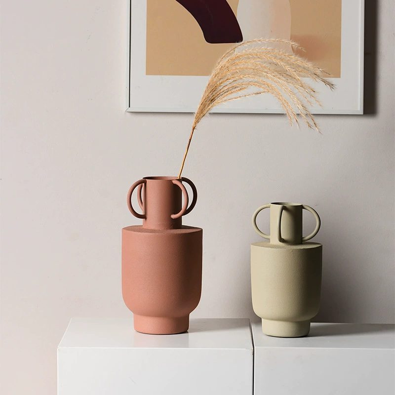 Четырехушный металлический матовый орнамент простой отель модельный номер дома гостиная спальня украшения поделки подарки