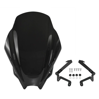 Suitable for Suzuki Gsx-8S Gsx8S 23-25 Modified Motorcycle Front Windshield, Windscreen, Wind Shield (Motorcycle front windshield) - smoked-black-style-i